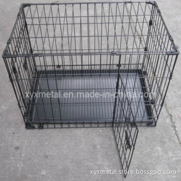 Double Doors Knock Down Metal Animal Pet Rabbit Cage
